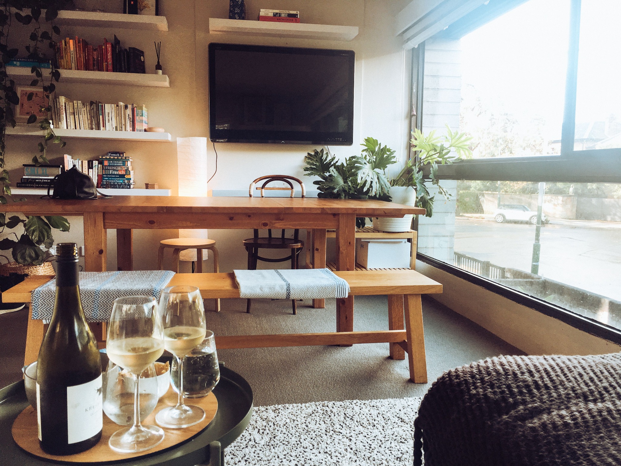A warm table prepared for gathering and hospitality